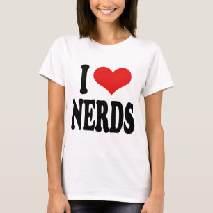 T-shirt Eu amo nerd