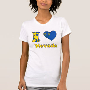 T-shirt Eu amo Nevada