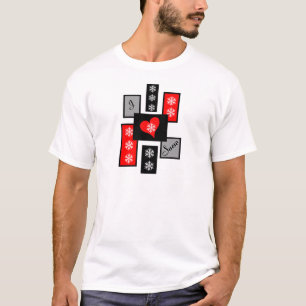 T-shirt Eu Amo Neve