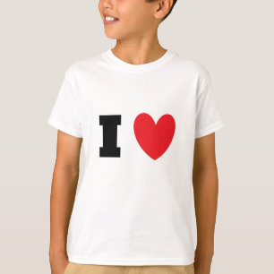 T-shirt Eu amo o _