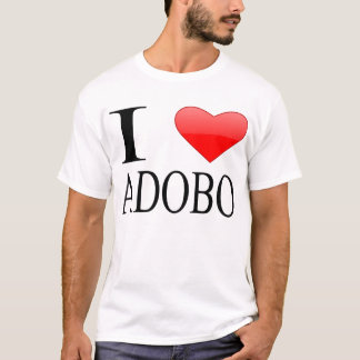 T-shirt Eu amo o Adobo