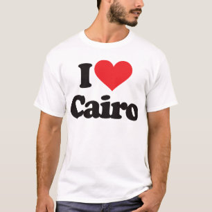 T-shirt Eu amo o Cairo