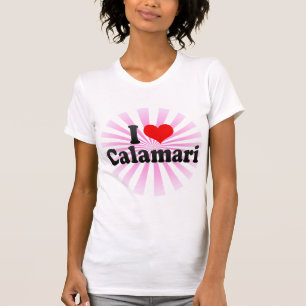 T-shirt Eu amo o Calamari