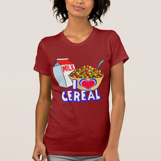 T-SHIRT EU AMO O CEREAL (Frente)