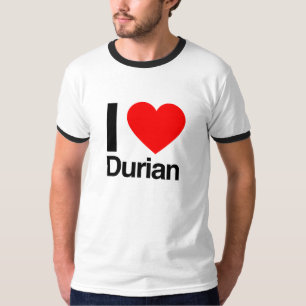 T-shirt eu amo o durian