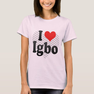 T-shirt Eu amo o Igbo
