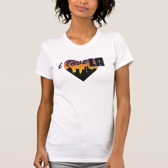 T-shirt eu amo o la (Frente)