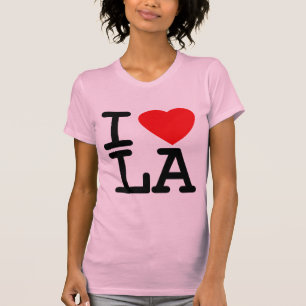 T-shirt Eu amo o LA do coração