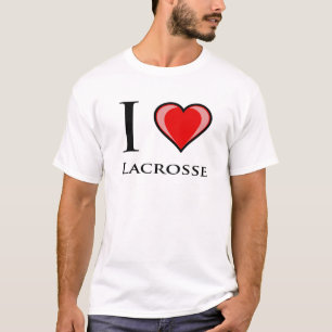 T-shirt Eu amo o Lacrosse