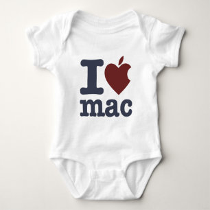 T-shirt Eu amo o Mac