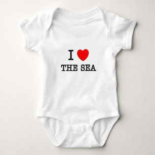 T-shirt Eu amo o mar