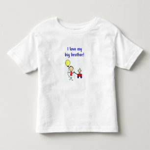 T-shirt Eu amo o meu irmão mais velho!