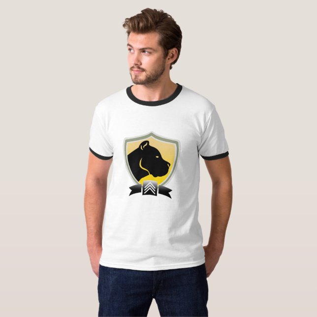 T-shirt eu amo o meu pitbull (Frente Completa)