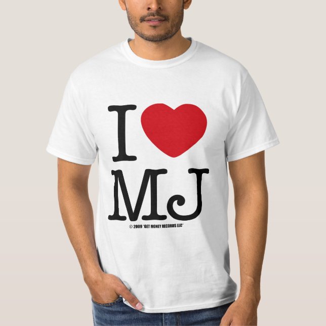 T-SHIRT EU AMO O MJ (Frente)