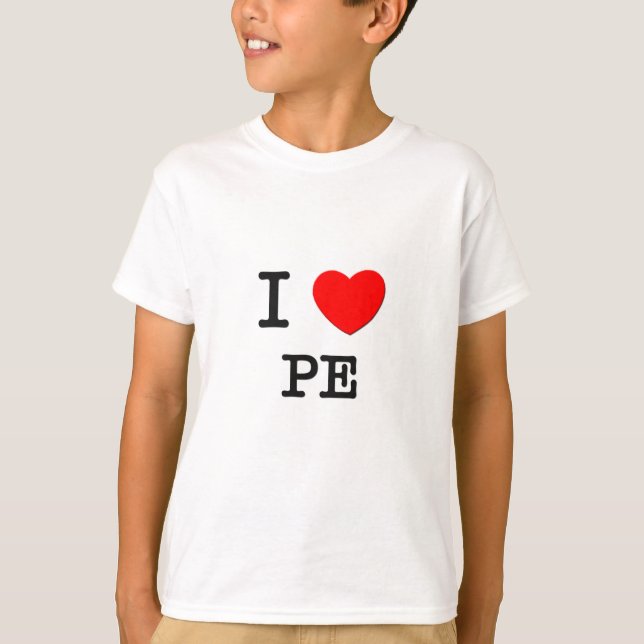T-shirt Eu amo o Pe (Frente)