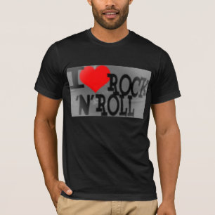 T-shirt Eu amo o rock and roll