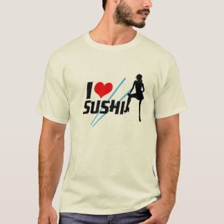 T-shirt Eu amo o sushi