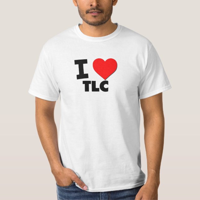 T-shirt Eu amo o Tlc (Frente)