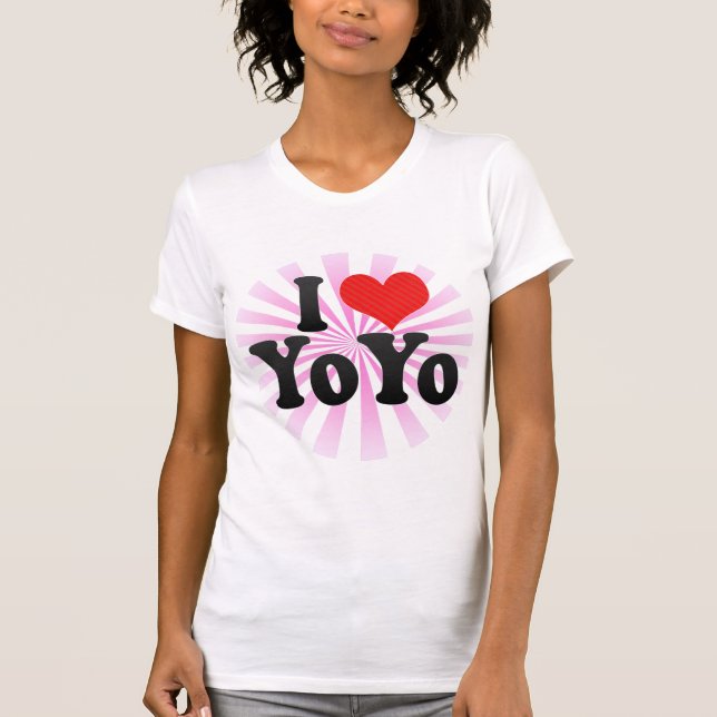 T-shirt Eu amo o YoYo (Frente)