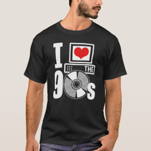 T-shirt Eu amo os anos 90