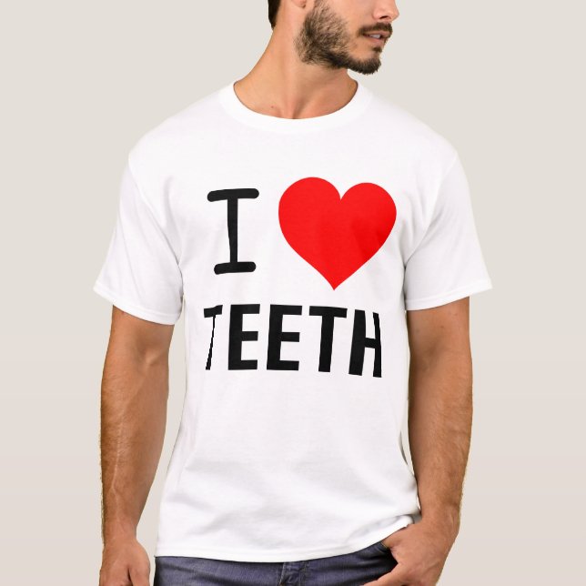 T-SHIRT EU AMO OS DENTES (Frente)