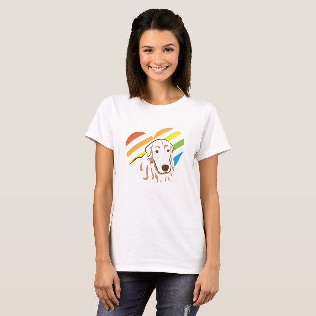 T-shirt eu amo ouro (Frente Completa)