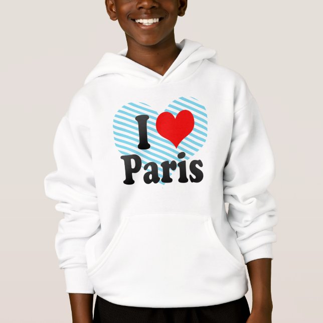 T-shirt Eu amo Paris (Frente)