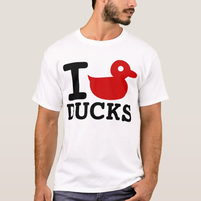 T-SHIRT EU AMO PATOS (Frente)