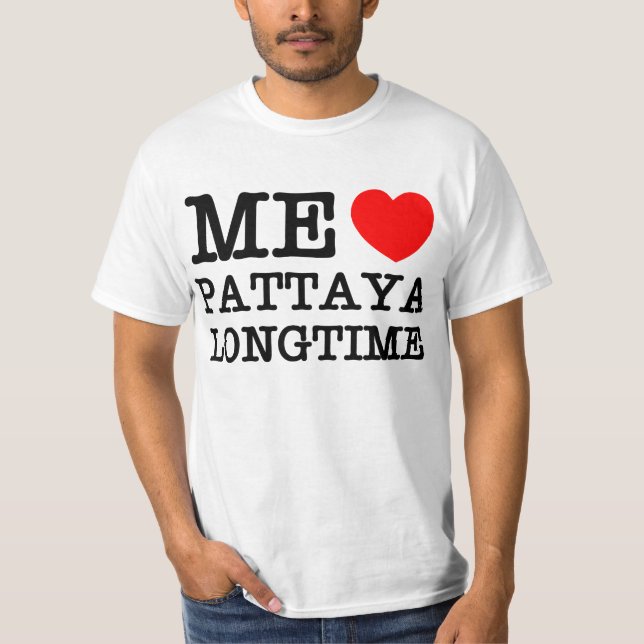 T-SHIRT EU AMO PATTAYA LONGTIME (Frente)
