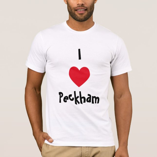 T-shirt Eu Amo Peckham (Frente)