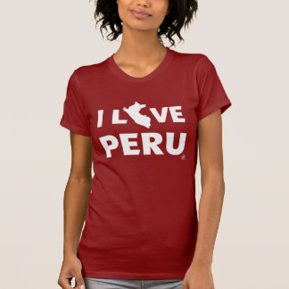 T-shirt Eu amo Peru - etiqueta InKa1821