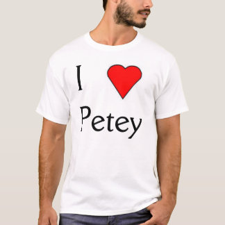 T-shirt Eu amo Petey