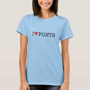 T-shirt Eu amo pias batismais