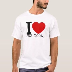 T-shirt Eu amo pro ferramentas (o preto)
