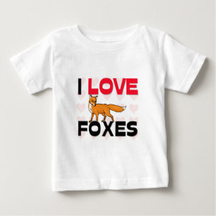 T-shirt Eu amo raposas