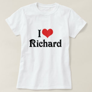 T-shirt Eu amo Richard