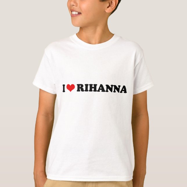 T-SHIRT EU AMO RIHANNA / EU OUVI RIHANNA (Frente)
