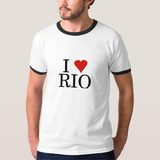 T-SHIRT EU AMO RIO (Frente)