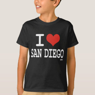 T-shirt Eu amo San Diego