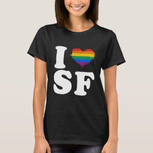 T-SHIRT EU AMO SAN FRANCISCO ALEGRE - BRANCO - .PNG