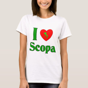 T-shirt Eu amo Scopa