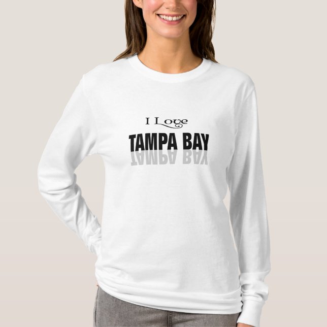 T-shirt Eu amo Tampa Bay (Frente)