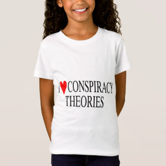 T-shirt Eu amo teorias de conspiração