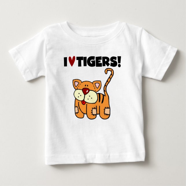 T-shirt Eu Amo Tigres (Frente)