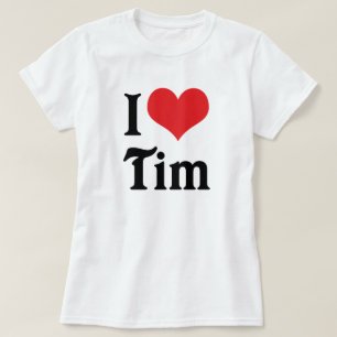 T-shirt Eu Amo Tim