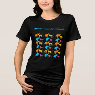 T-shirt Eu Amo Todas as Criaturas Grandes e Pequenas