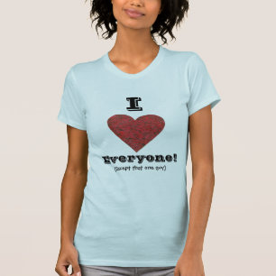T-shirt Eu amo todos…