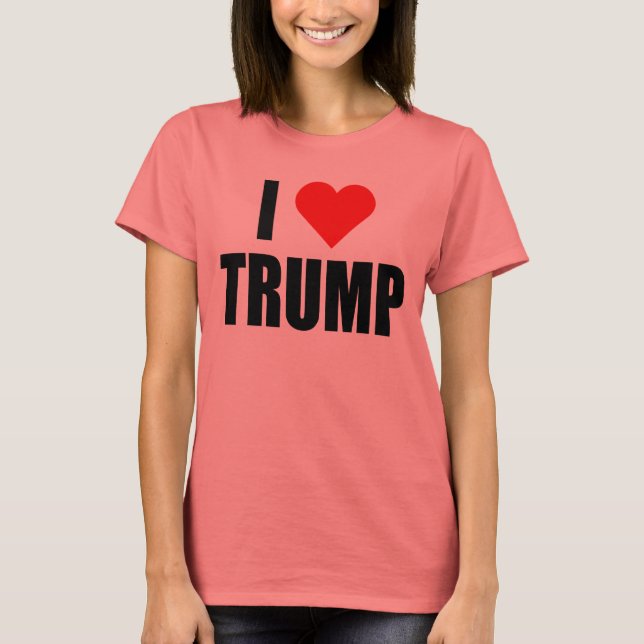 T-SHIRT "EU AMO TRUMP" (Frente)