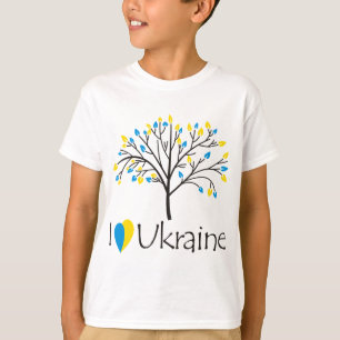 T-shirt Eu amo Ucrânia