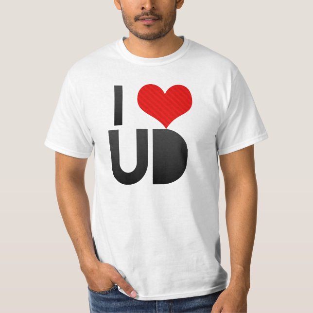 T-shirt Eu amo UD (Frente)